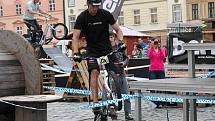 Biketrial na Horním náměstí v Olomouci