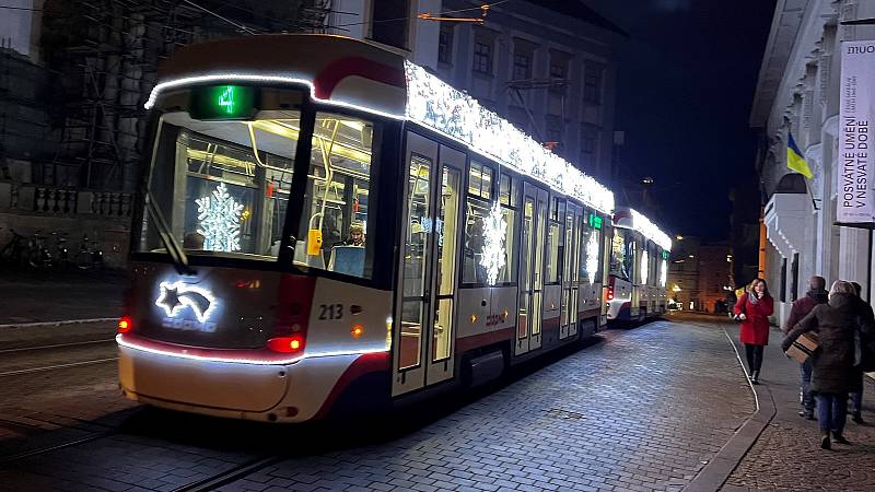 Vánoční tramvaj v Olomouci, 21. listopadu 2022