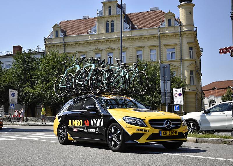 Světový pohár v cyklistice zavítal do Prostějova. Startovalo se přímo před radnicí. 7.8. 2020