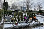 Počet úmrtí s covidem v Olomouckém kraji přesáhl dvoutisícovou hranici. Na snímku krematorium v Olomouci-Neředíně. Prosinec 2021