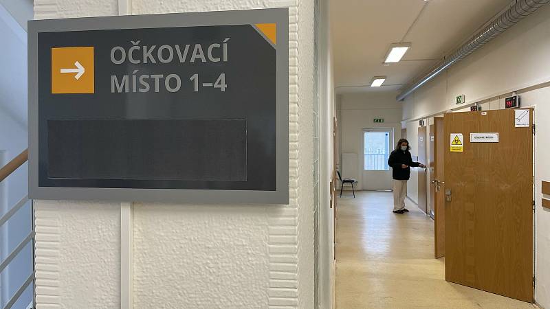 Očkovací centrum ve Fakultní nemocnici Olomouc