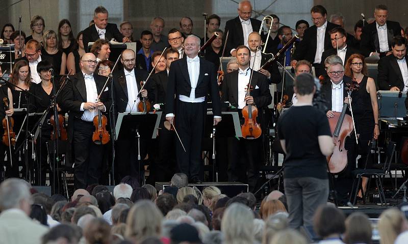 Open Air koncert Moravské filharmonie na Horním náměstí v Olomouci