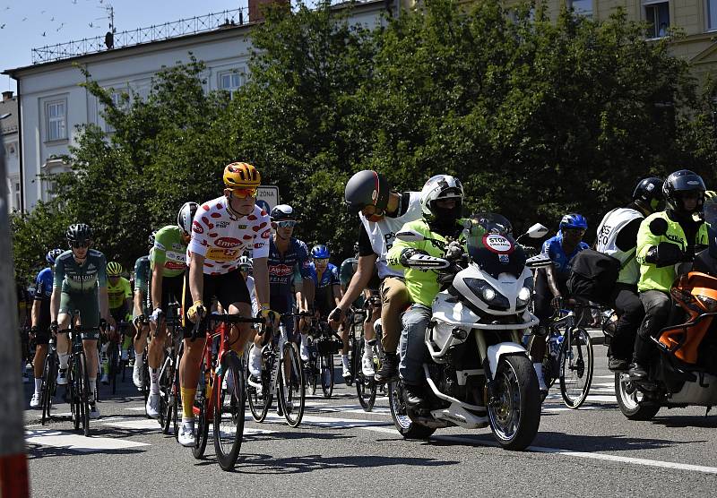 Světový pohár v cyklistice zavítal do Prostějova. Startovalo se přímo před radnicí. 7.8. 2020