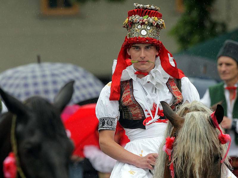 Jízda králů v obci Doloplazy na Olomoucku