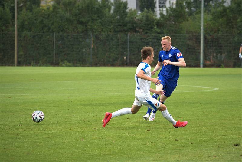 Béčko Sigmy remizovalo v domácím utkání s rezervou Baníku 3:3. Václav Jemelka