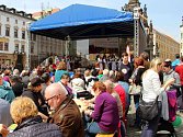 Tvarůžkový festival na Horním náměstí v Olomouci