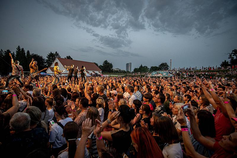 Koncert kapely Kryštof na Korunní pevnůstce v Olomouci, 24. července 2021