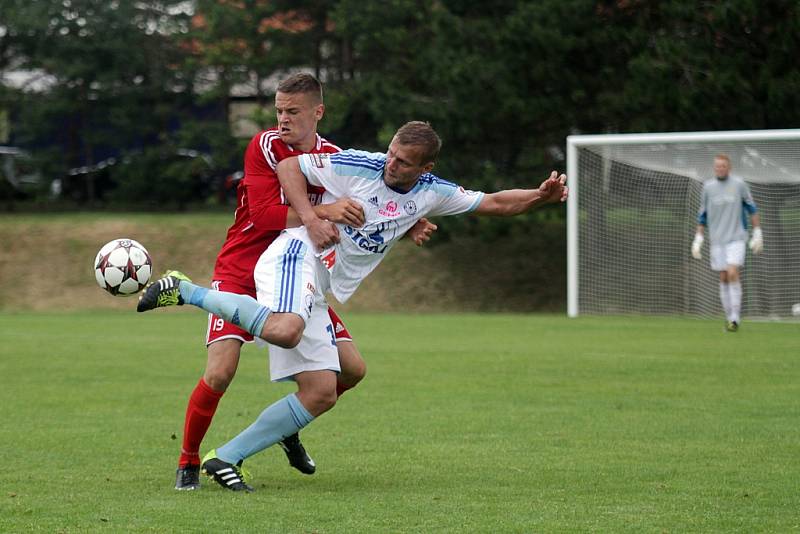 Sigma (v bílém) porazila v přípravě Košice 4:1. 