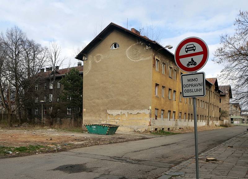 Bývalé romské ghetto ve Škodově ulici v Přerově