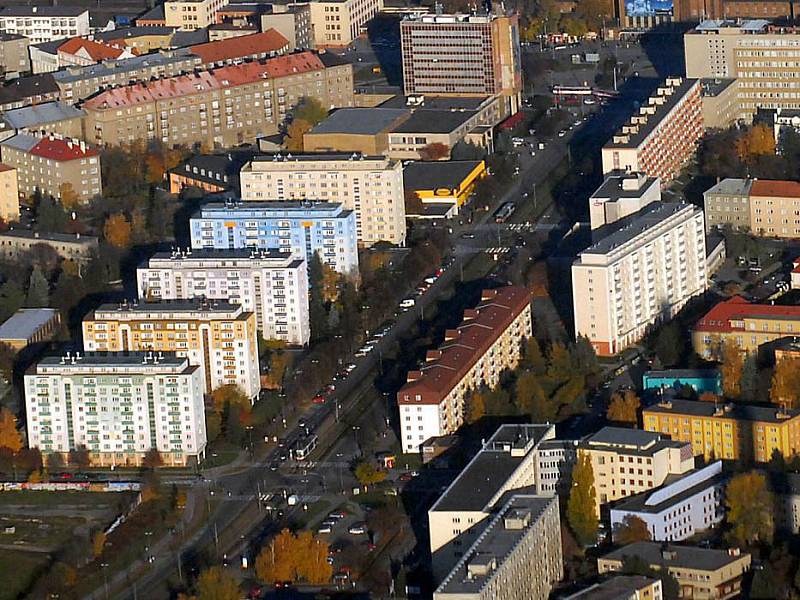 Třída Kosmonautů v Olomouci. Ilustrační foto