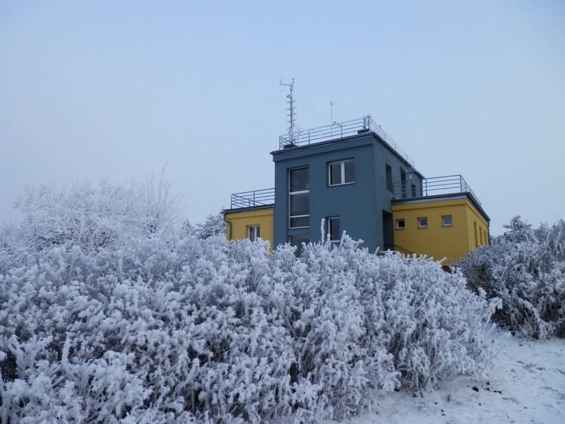 Předchozí zimy na meteorologické stanici Luká