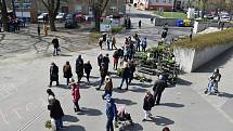 První Zahradnické trhy roku 2021 na výstavišti Flora Olomouc. Sobota 24. dubna 2021