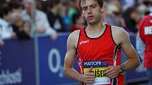 David Pelíšek před startem. Olomoucký půlmaraton 2015