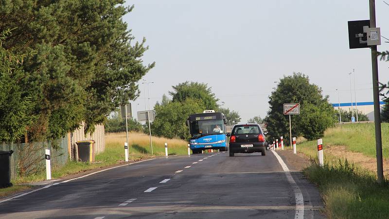 Silnice z Olomouce do Nedvězí, 4. července 2022