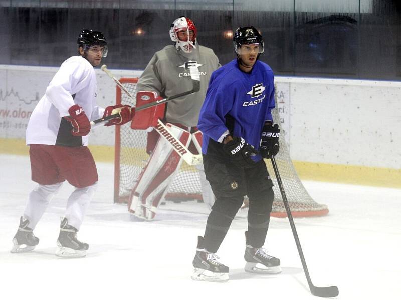 David Krejčí na tréninku HC Olomouc