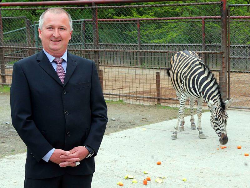 Ředitel Zoo Olomouc Radomír Habáň