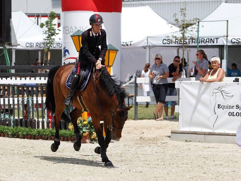 Marco Filippo Bologni. Světový pohár CSI*** Olomouc. Závody pro šestileté a sedmileté koně.