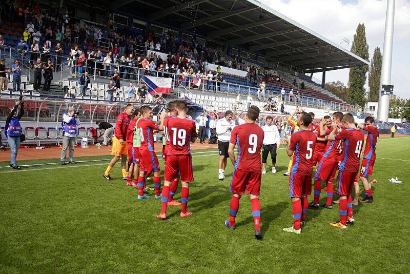 Výběr amaterských hráčů České republiky (Olomoucký kraj) remizoval se Slovenskem 0:0 a slavil postup na mistrovství Evropy amatérů