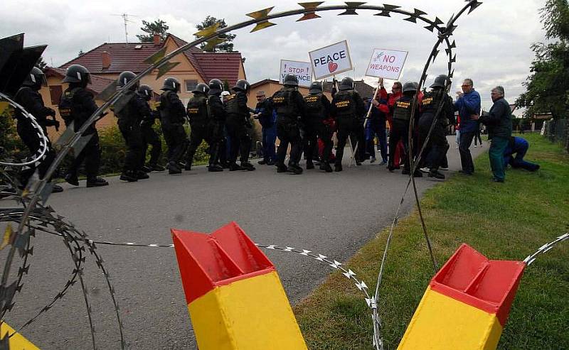 Vojenské cvičení Boleslavská hradba na základně ve Štěpánově 