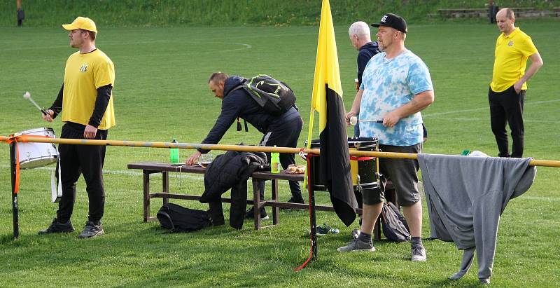 Fotografie ze zápasu mezi celky FK Nové Sady a TJ Slovan Bzenec