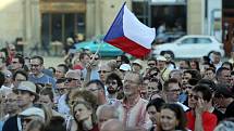 Demonstrace za nezávislost české justice a proti Andreji Babišovi v Olomouci - 11. 6. 2019