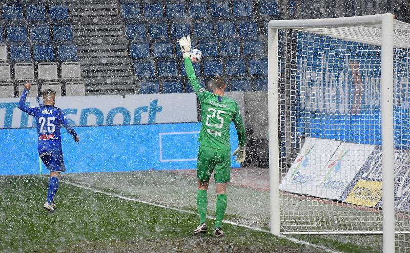 Olomouc remizovala doma se Slováckem v dohrávce 23. kola 0:0.Vít Nemrala