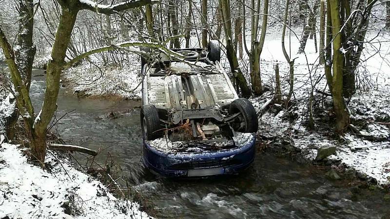 Nehoda ve Stříteži nad Ludinou