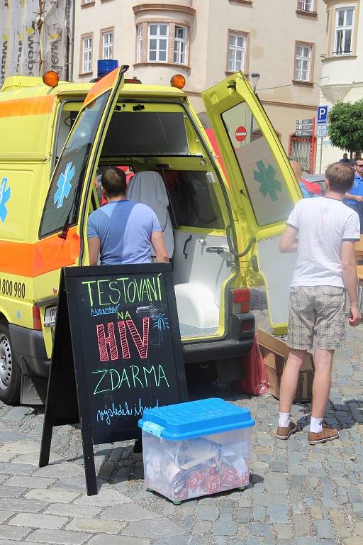 Rainbow Pride - první průvod lidí s menšinovou sexuální orientací v Olomouci