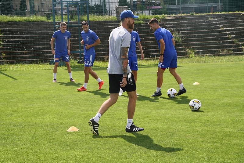 Úvodní trénink fotbalistů SK Sigma Olomouc