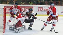 Zápas 52. kola hokejové extraligy HC Dukla Jihlava - HC Olomouc 4. března v Jihlavě.