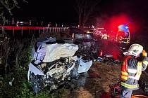 K závažné nehodě dvou osobních aut došlo v sobotu v podvečer u Křelova-Břuchotína. Zraněno bylo osm osob, jedna podlehla.