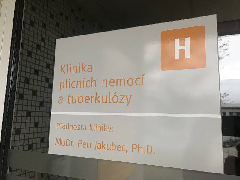 Plicní klinika v olomoucké fakultní nemocnici. Ilustrační foto