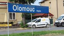 Železniční zastávka Olomouc-Hejčín, 13. září 2021