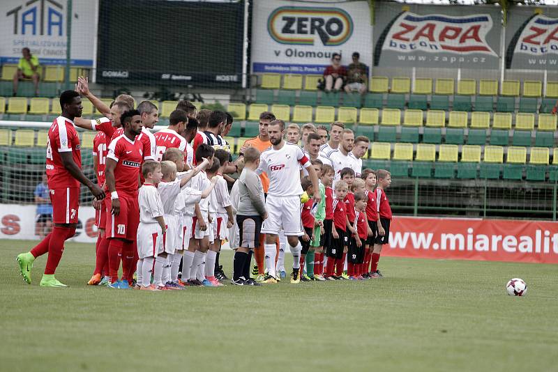 Fotbalisté  1. HFK Olomouc porazili ve druhém kole MOL Cupu prvoligové Brno 2:1