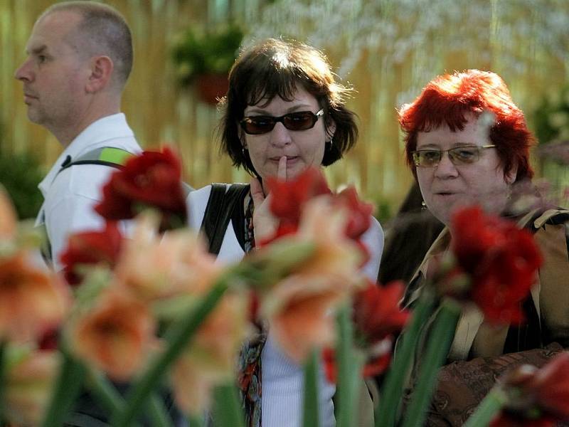 Na výstavě květin Flora Olomouc. 