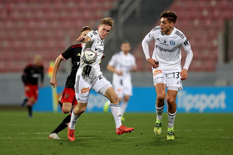 Fotbalisté Sigmy otočili duel s Trnavou. Jakub Matoušek, Mojmír Chytil