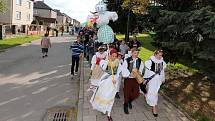 Vynášení zimy v Troubelicích na Olomoucku, duben 2014