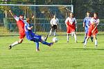 FK Šternberk (v modrém) vs. FC Hněvotín