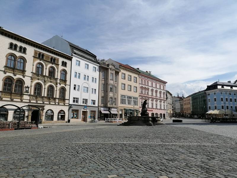 Filmová místa v Olomouci. Horní náměstí v Olomouci