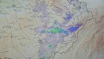 Meteorologická stanice v Luké na Olomoucku, únor 2021