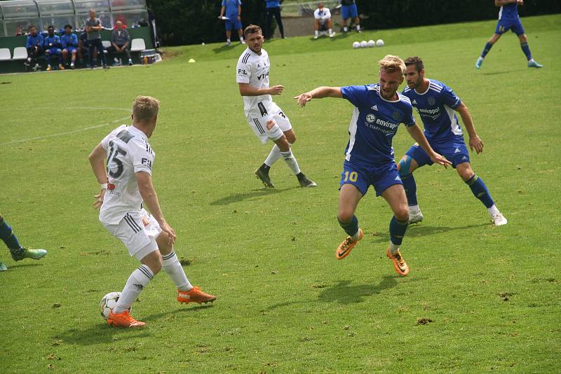 Fotografie z přípravného zápasu mezi celky SK Sigma Olomouc a FC Vysočina Jihlava