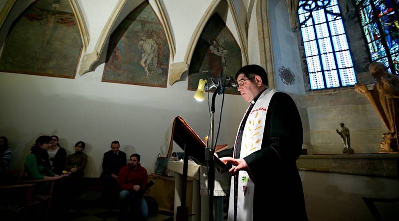 Čtyřiadvacetihodinové čtení bible v kapli Svatého Jeronýma na olomoucké radnici