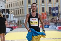 Mattoni 1/2Maraton 2022 v Olomouci. Vítěz závodu Vitalij Šafar z Ukrajiny