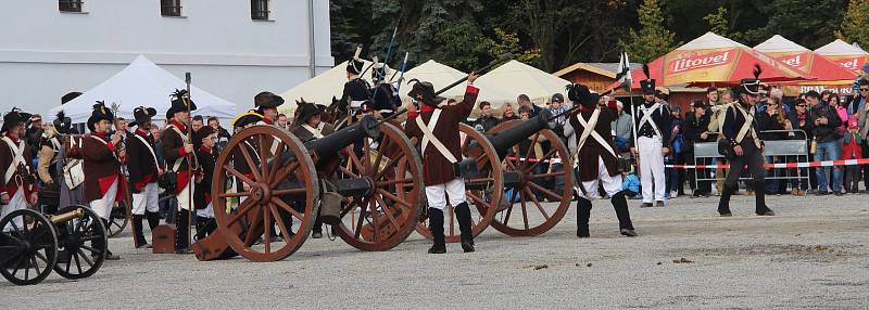 Festival Olmütz 1813 na Korunní pevnůstce v Olomouci