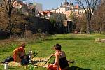 Olomoucké parky - piknik v Bezručových sadech