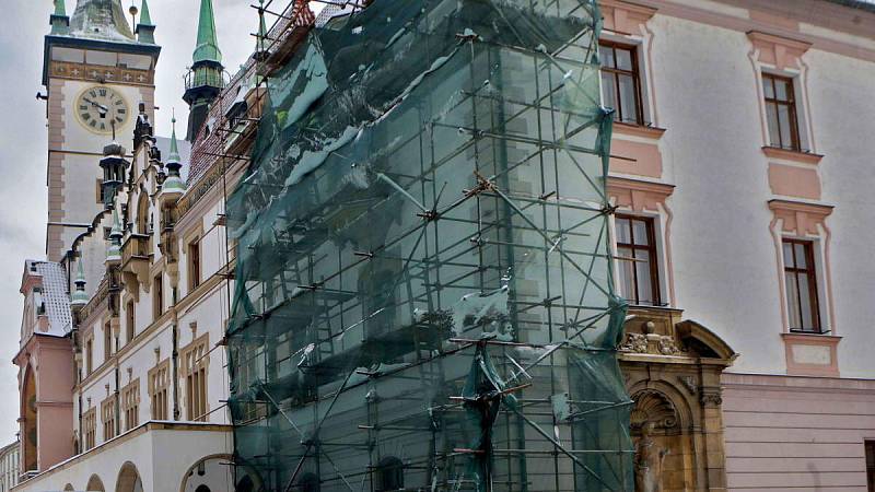 Oprava olomoucké radnice. Ilustrační foto