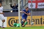 Gól Italů do anglické sítě. Euro U21 na Andrově stadionu v Olomouci