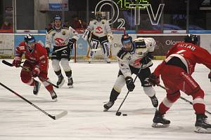 Utkání 52. kola hokejové Tipsport extraligy mezi HC Olomouc a Verva Litvínov.