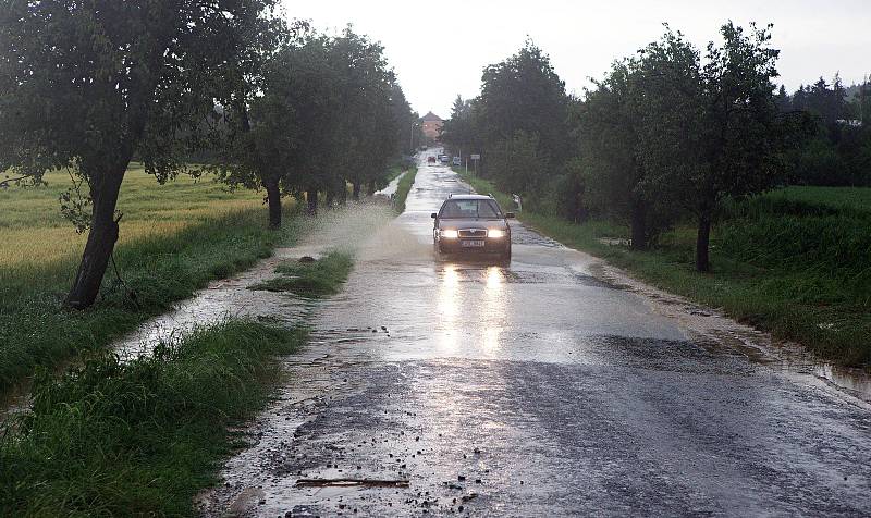 Loučka. Následky bouřky 1.7.2019