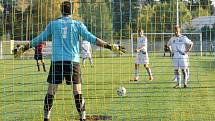 FK Šternberk (v bílém) vs. Sokol Konice